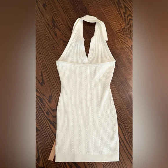 Reformation Cream Knit Mini Dress - Picture 3 of 5